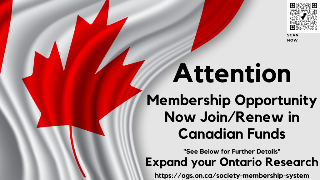 Canadian flag and comment regarding fee reduction for international members
